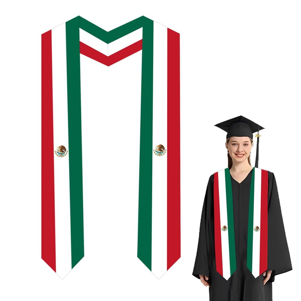 2306 National Flag Graduation Stole,Graduation Sash Class of 2025 for Study